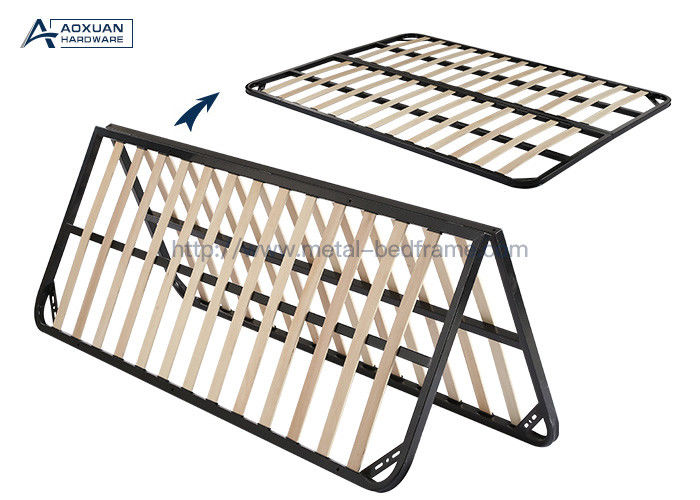 Black Foldable Platform Bed Frame